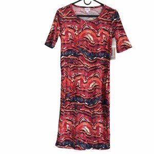 LuLaRoe Julia Multi-color Sheath Pencil Dress